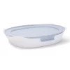 Rubbermaid DuraLite Glass Bakeware, 2.5-Quart Baking Dish, Cake Pan, Or Casserole Dish With Lid