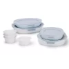 Rubbermaid DuraLite Glass Bakeware, 12-Piece Set, Baking Dishes, Casserole Dishes, And Ramekins, Assorted Sizes (with Lids) -Home-Kitchen 5739432