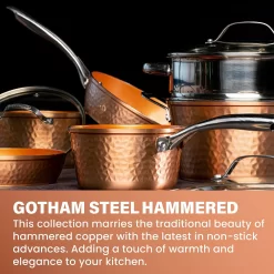 Gotham Steel Hammered 20-pc. Nonstick Cookware & Bakeware Set -Home-Kitchen 5749626 ALT2