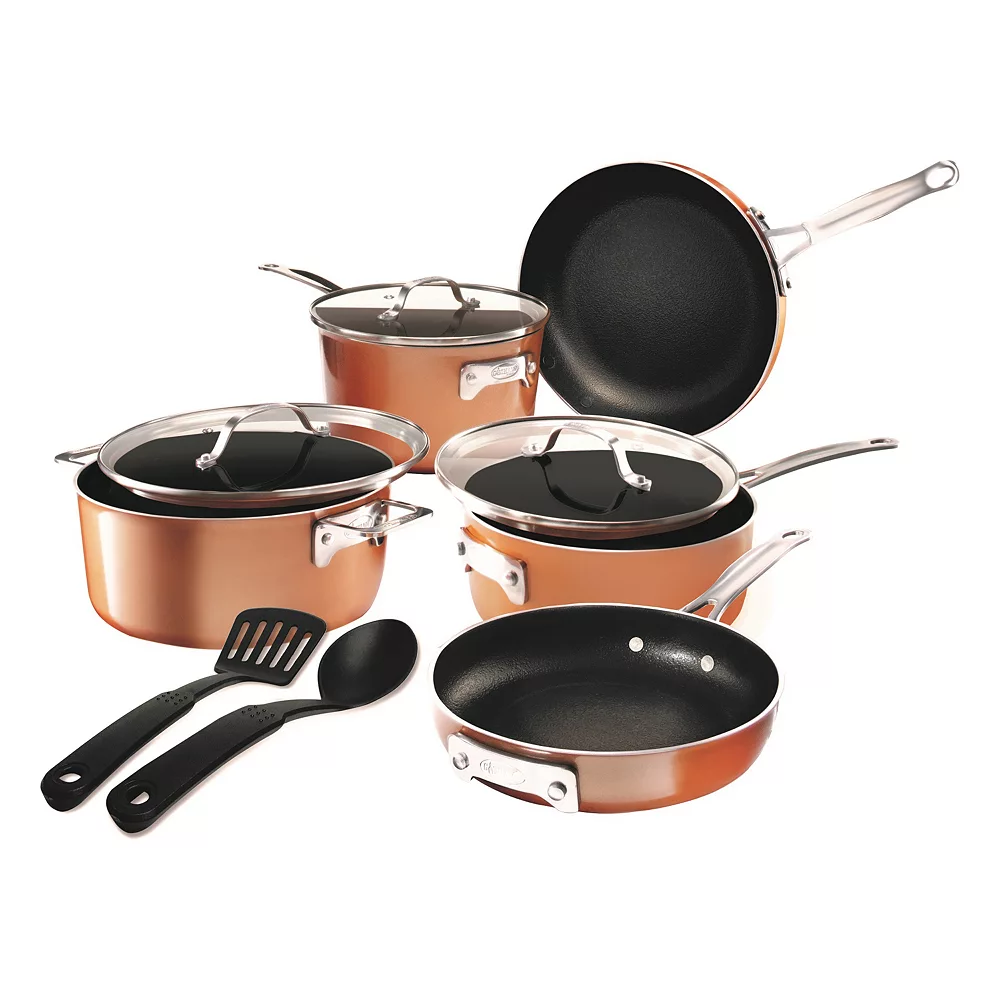 Gotham Steel StackMaster 10-pc. Nonstick Cookware Set With Utensils 3 Gotham Steel StackMaster 10-pc. Nonstick Cookware Set With Utensils