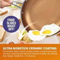 Gotham Steel 3-pc. Ti-Ceramic Nonstick Frypan Set 13 Gotham Steel 3-pc. Ti-Ceramic Nonstick Frypan Set -Home-Kitchen 5749629 ALT5