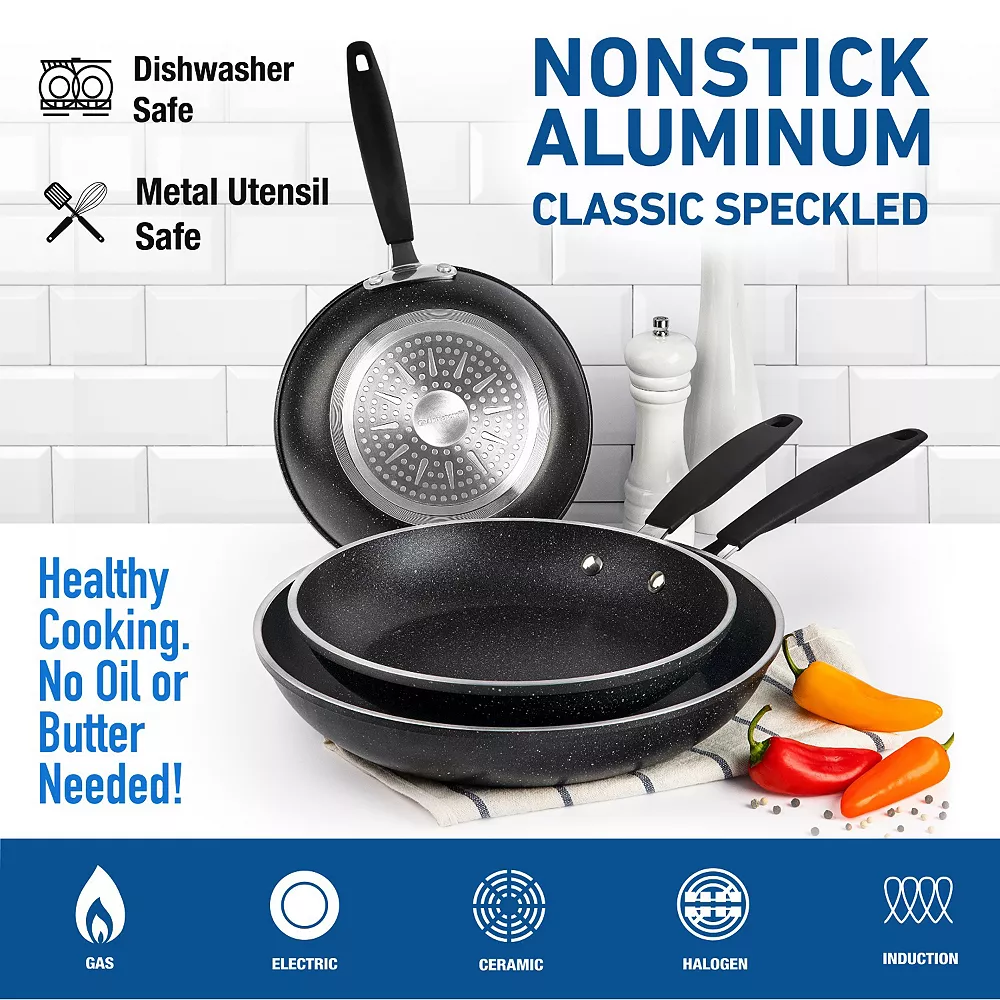 Granitestone Diamond 3-pc. Nonstick Frypan Set 6 Granitestone Diamond 3-pc. Nonstick Frypan Set - Image 4