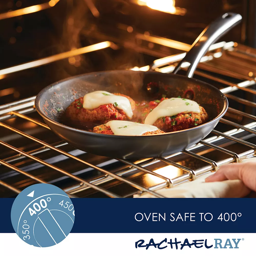 Rachael Ray Cook + Create 10-in. Hard-Anodized Nonstick Frypan 6 Rachael Ray Cook + Create 10-in. Hard-Anodized Nonstick Frypan - Image 4