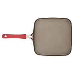 Rachael Ray Cook + Create 11-in. Nonstick Aluminum Square Stovetop Griddle Pan 12 Rachael Ray Cook + Create 11-in. Nonstick Aluminum Square Stovetop Griddle Pan -Home-Kitchen 5749658 ALT4