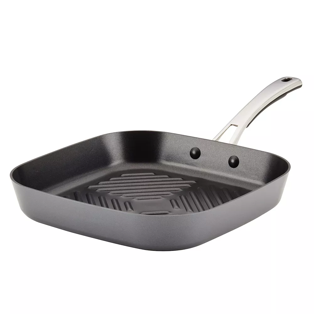 Rachael Ray Cook + Create 11-in. Hard-Anodized Nonstick Deep Grill Pan 3 Rachael Ray Cook + Create 11-in. Hard-Anodized Nonstick Deep Grill Pan