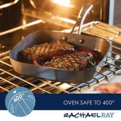 Rachael Ray Cook + Create 11-in. Hard-Anodized Nonstick Deep Grill Pan 9 Rachael Ray Cook + Create 11-in. Hard-Anodized Nonstick Deep Grill Pan -Home-Kitchen 5749659 ALT3