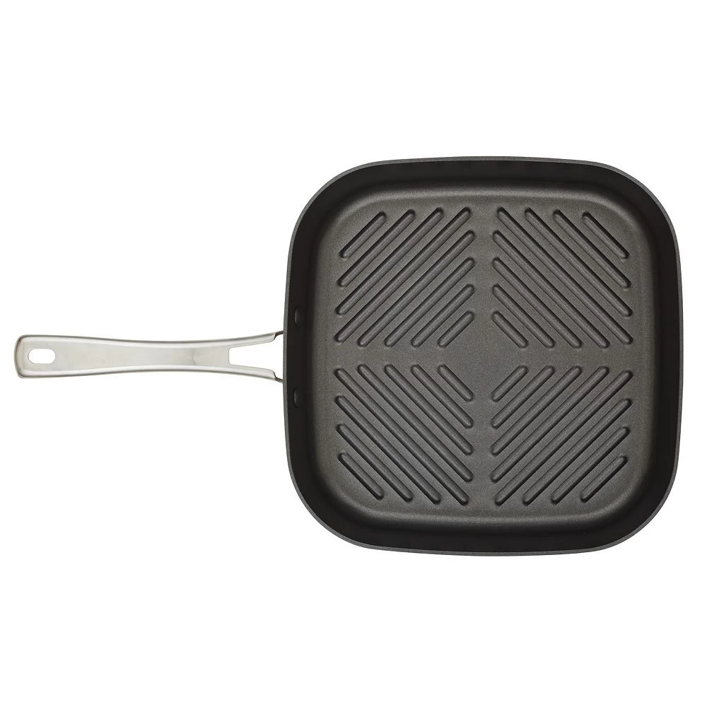 Rachael Ray Cook + Create 11-in. Hard-Anodized Nonstick Deep Grill Pan 6 Rachael Ray Cook + Create 11-in. Hard-Anodized Nonstick Deep Grill Pan - Image 4