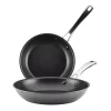 Rachael Ray Cook + Create 2-pc. Hard-Anodized Nonstick Frypan Set 2 Rachael Ray Cook + Create 2-pc. Hard-Anodized Nonstick Frypan Set -Home-Kitchen 5749671