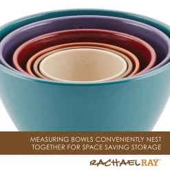 Rachael Ray Cucina 18-pc. Hard Enamel Nonstick Cookware & Prep Bowl Set -Home-Kitchen 5749769 ALT3