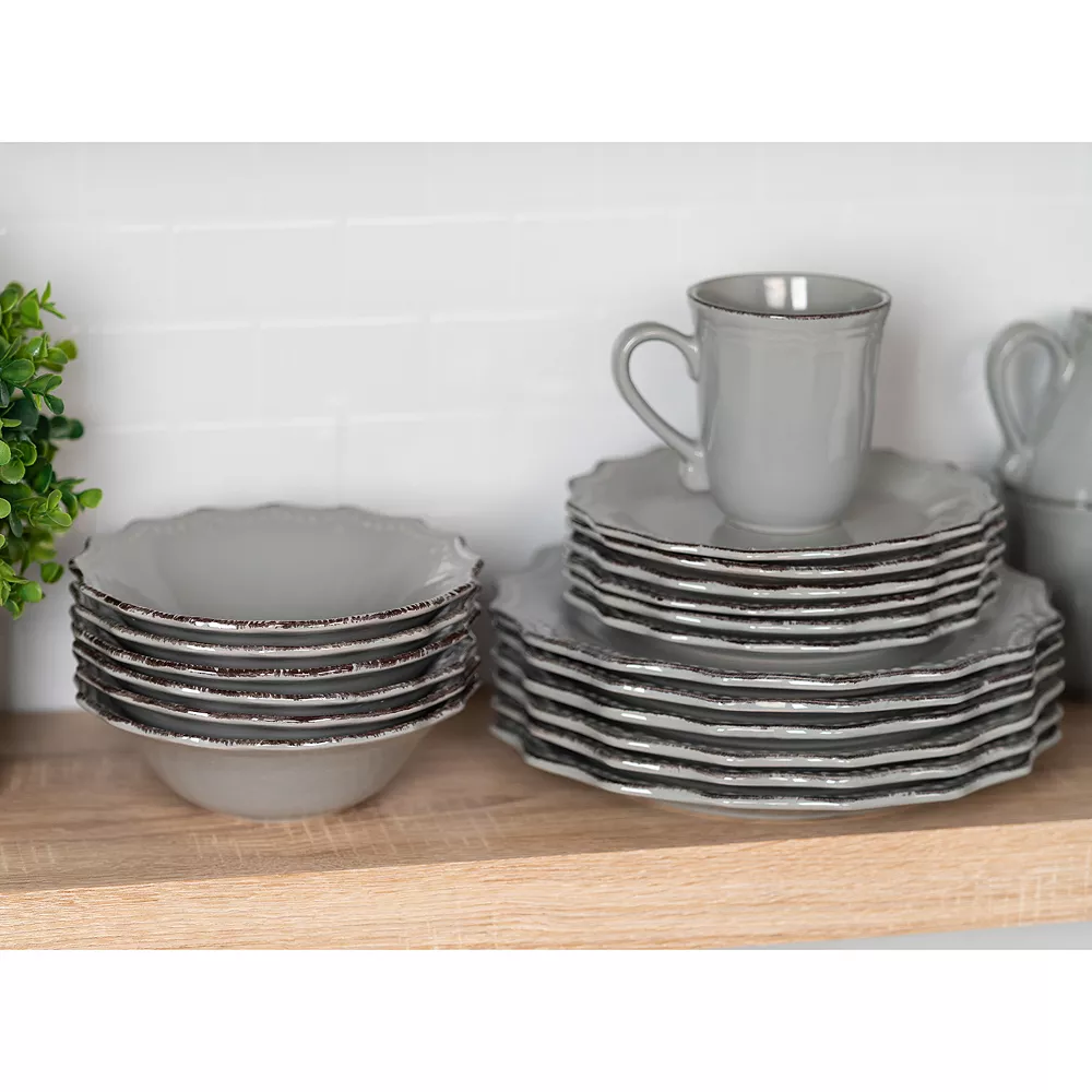 10 Strawberry Street Oxford 24-pc. Dinnerware Set 5 10 Strawberry Street Oxford 24-pc. Dinnerware Set - Image 3