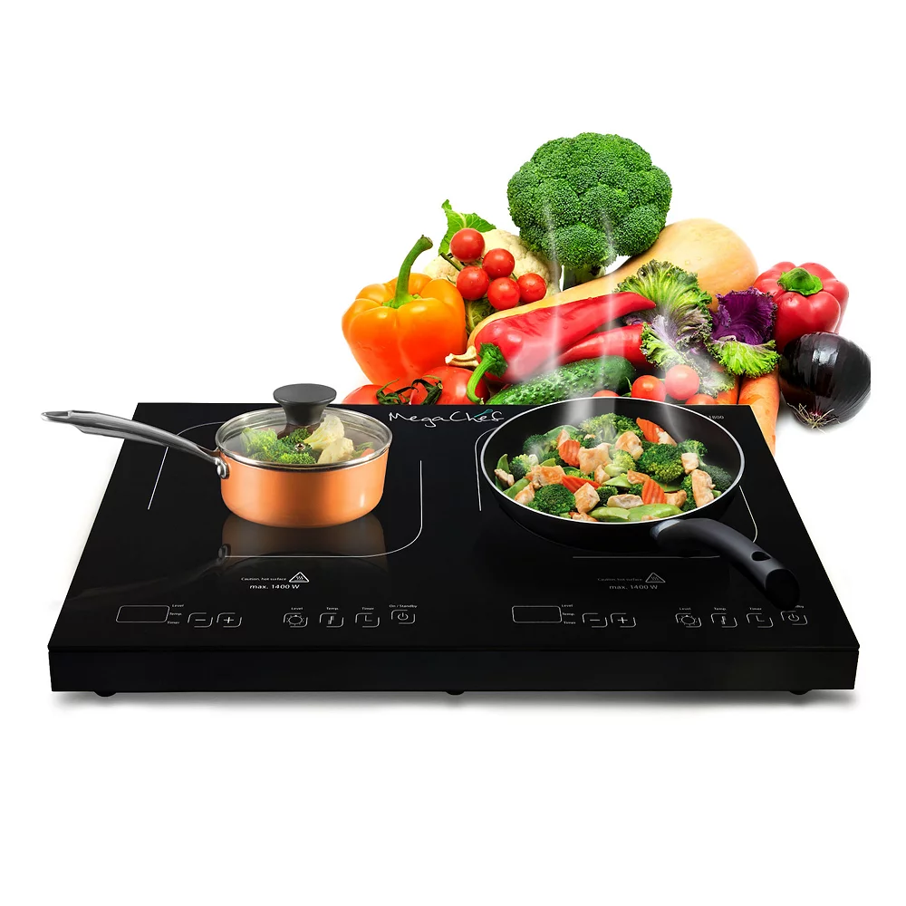 MegaChef Portable Dual-Induction Cooktop 6 MegaChef Portable Dual-Induction Cooktop - Image 4