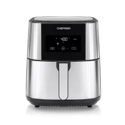 Chefman 8-qt. TurboFry Stainless Steel Air Fryer With Basket Divider
