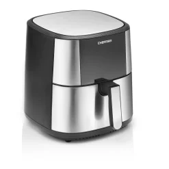 Chefman 8-qt. TurboFry Stainless Steel Air Fryer With Basket Divider -Home-Kitchen 5772121 ALT5