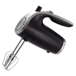 Brentwood HM-44 150 Watt 5 Speed Electric Kitchen Egg Beater Hand Mixer, Black