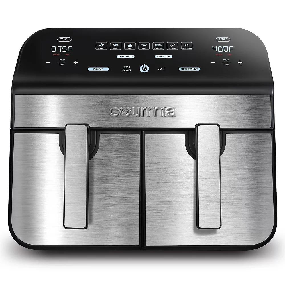 Gourmia 10-qt. Dual Air Fryer 3 Gourmia 10-qt. Dual Air Fryer