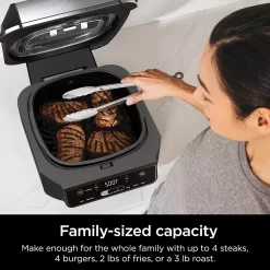 Ninja Foodi 6-in-1 Indoor Grill & Air Fryer Plus Broil, Bake, Roast & Dehydrate -Home-Kitchen 5799750 ALT2
