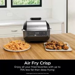 Ninja Foodi 6-in-1 Indoor Grill & Air Fryer Plus Broil, Bake, Roast & Dehydrate -Home-Kitchen 5799750 ALT4