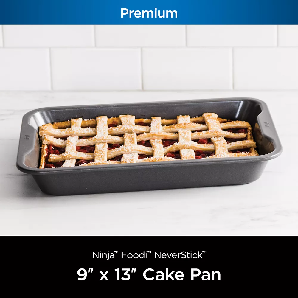Ninja Foodi NeverStick™ Premium 9" X 13" Cake Pan 4 Ninja Foodi NeverStick™ Premium 9" X 13" Cake Pan - Image 2