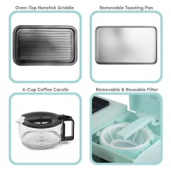 Americana 3-in-1 XL Breakfast Center 9 Americana 3-in-1 XL Breakfast Center -Home-Kitchen 5806820 ALT2