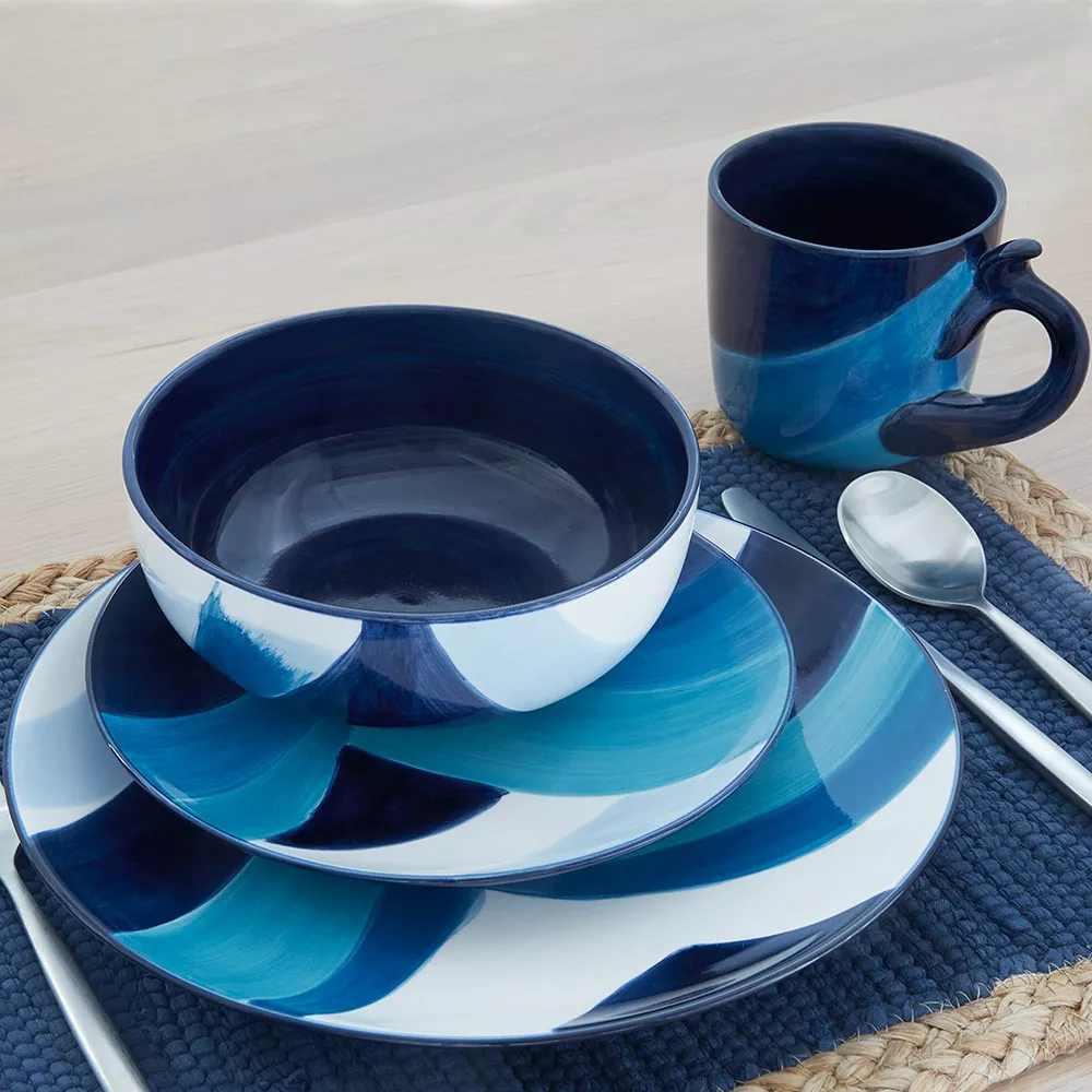 Baum Ocean Breeze 16-pc. Dinnerware Set 4 Baum Ocean Breeze 16-pc. Dinnerware Set - Image 2