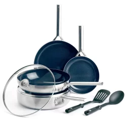 Blue Diamond Tri-Ply Stainless Steel Ceramic Nonstick 7-pc. Cookware Set