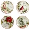 Certified International Silent Night 4-pc. Dessert Plate Set 1 Certified International Silent Night 4-pc. Dessert Plate Set -Home-Kitchen 5829212