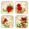 Certified International Winters Medley 4-pc. Canape Plate Set -Home-Kitchen 5829238