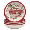 Certified International Red Truck Snowman 4-pc. Soup Bowl Set 1 Certified International Red Truck Snowman 4-pc. Soup Bowl Set -Home-Kitchen 5829255