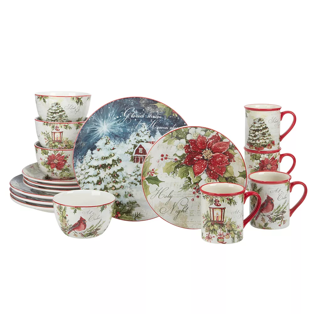 Certified International Silent Night 16-pc. Dinnerware Set 3 Certified International Silent Night 16-pc. Dinnerware Set