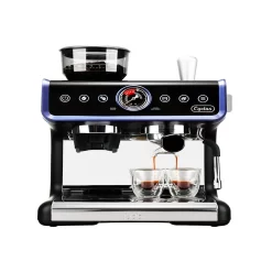 CYETUS All In One Espresso Machine For Home Barista CYK7601, Coffee Grinder, Milk Steam Frother Wand, For Espresso, Cappuccino And Latte, Black