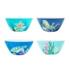Celebrate Together™ Summer Sea Creature 4-pc. Melamine Cereal Bowl Set -Home-Kitchen 5837302