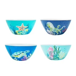 Celebrate Together™ Summer Sea Creature 4-pc. Melamine Cereal Bowl Set