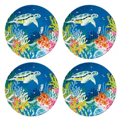 Celebrate Together™ Summer Sea Creature 4-pc. Melamine Dinner Plate Set
