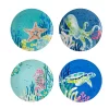 Celebrate Together™ Summer Sea Creature 4-pc. Melamine Salad Plate Set -Home-Kitchen 5837322