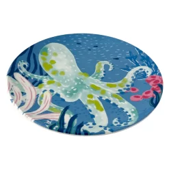 Celebrate Together™ Summer Sea Creature 4-pc. Melamine Salad Plate Set -Home-Kitchen 5837322 ALT2