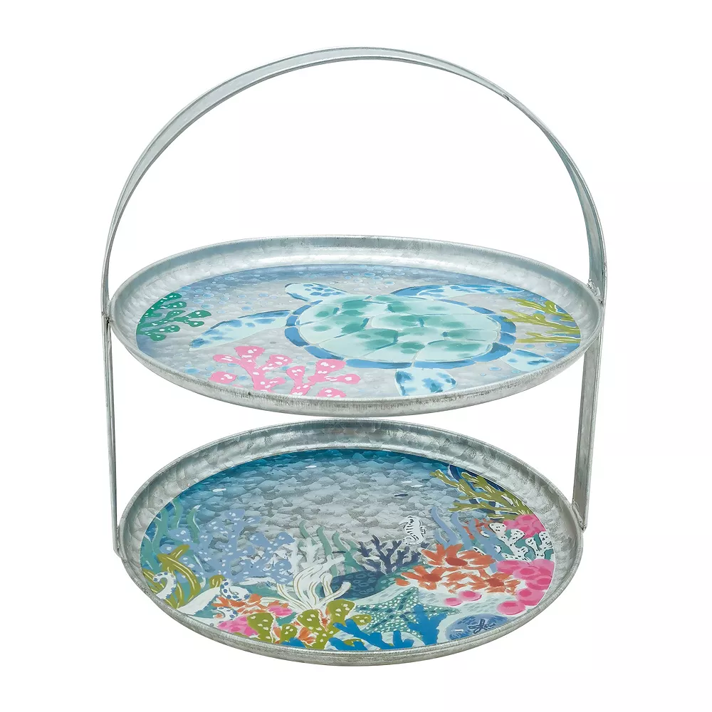 Celebrate Together™ Summer Seaside 2-Tier Server 3 Celebrate Together™ Summer Seaside 2-Tier Server