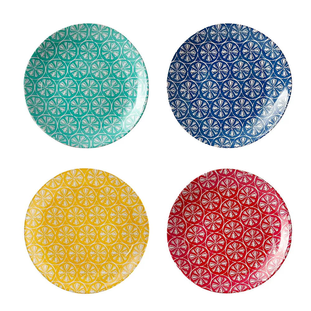Food Network™ Mesa Feliz 4-pc. Melamine Salad Plate Set 3 Food Network™ Mesa Feliz 4-pc. Melamine Salad Plate Set