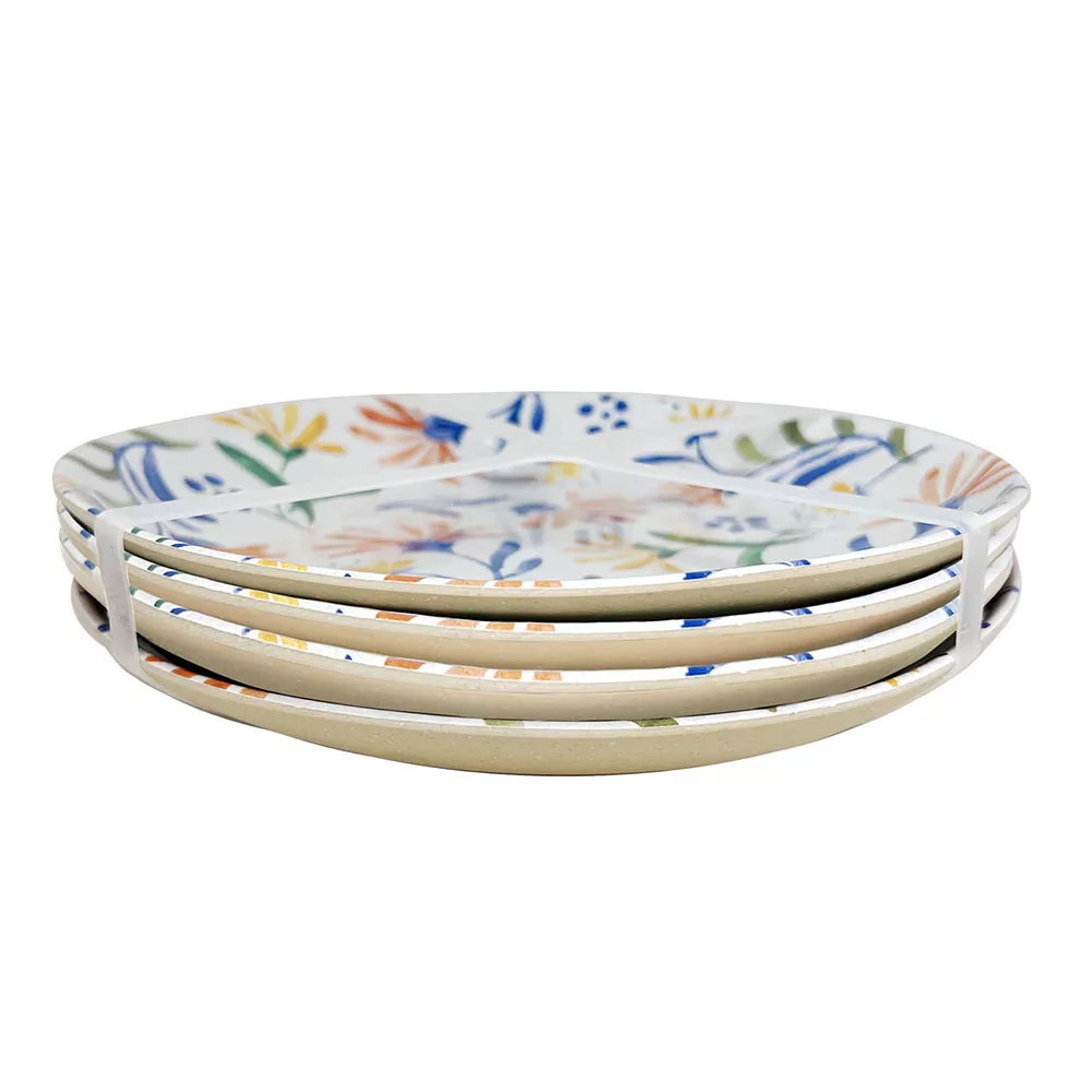 Food Network™ Sorrento 4-pc. Melamine Salad Plate Set 4 Food Network™ Sorrento 4-pc. Melamine Salad Plate Set - Image 2