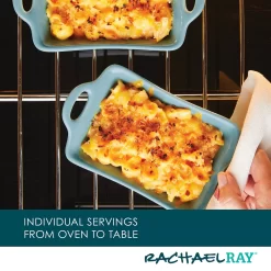 Rachael Ray Ceramics 2-pc. Rectangular Au Gratin Set 13 Rachael Ray Ceramics 2-pc. Rectangular Au Gratin Set -Home-Kitchen 5839294 ALT5