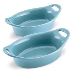 Rachael Ray Ceramics 2-pc. Oval Au Gratin Set