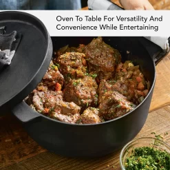 KitchenAid 6-qt. Seasoned Cast-Iron Dutch Oven / Casserole -Home-Kitchen 5856342 ALT3