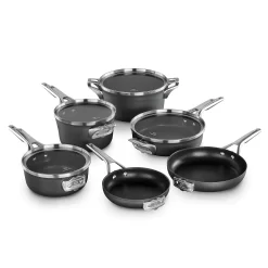 Calphalon Premier 10-pc. Space-Saving Hard-Anodized Nonstick Cookware Set