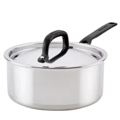 KitchenAid 5-Ply Clad Stainless Steel 3-qt. Saucepan With Lid