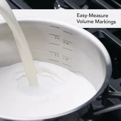 KitchenAid 5-Ply Clad Stainless Steel 3-qt. Saucepan With Lid 11 KitchenAid 5-Ply Clad Stainless Steel 3-qt. Saucepan With Lid -Home-Kitchen 5870453 ALT3