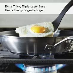 KitchenAid 3-Ply Base Stainless Steel Nonstick Frypan 12 KitchenAid 3-Ply Base Stainless Steel Nonstick Frypan -Home-Kitchen 5870470 ALT4