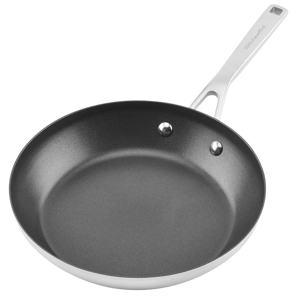 KitchenAid 3-Ply Base Stainless Steel Nonstick Frypan 8 KitchenAid 3-Ply Base Stainless Steel Nonstick Frypan - Image 6