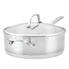 KitchenAid 3-Ply Base Stainless Steel 4.5-qt. Deep Sauté Pan With Helper Handle And Lid -Home-Kitchen 5870474