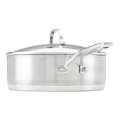 KitchenAid 3-Ply Base Stainless Steel 4.5-qt. Deep Sauté Pan With Helper Handle And Lid -Home-Kitchen 5870474 ALT4