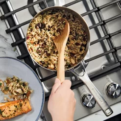 KitchenAid 3-Ply Base Stainless Steel 3-qt. Saucepan With Lid -Home-Kitchen 5870476 ALT