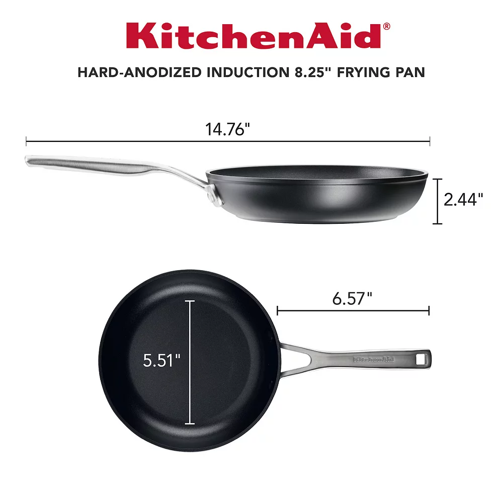 KitchenAid Hard-Anodized Induction Nonstick Frypan 4 KitchenAid Hard-Anodized Induction Nonstick Frypan - Image 2